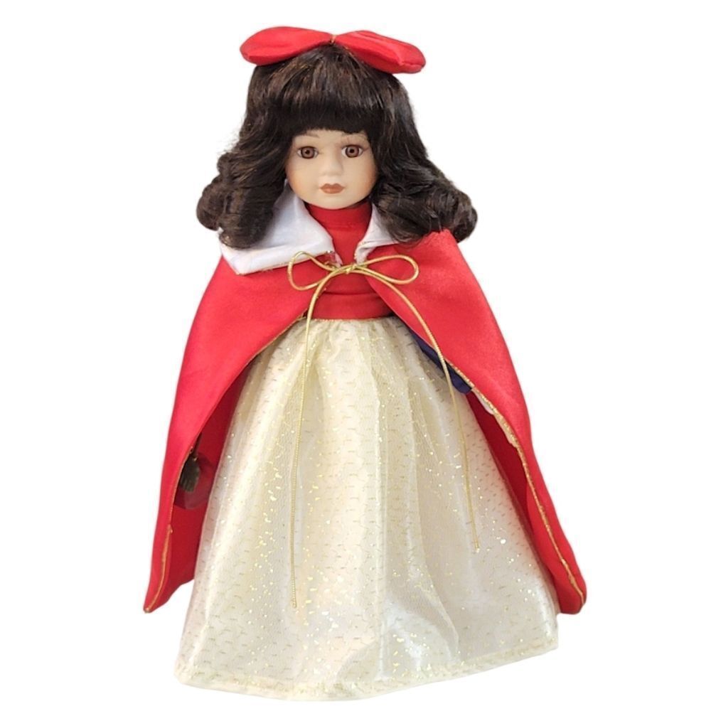 Vintage Collectible Porcelain Doll Of Snow White 12"